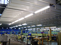 baffles e rivestimenti fonoassorbenti